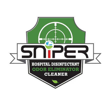 Sniper Hospital Disinfectant, Odor Eliminator and All-Purpose Cleaner, 16 Ounce Spray, 16oz Spray