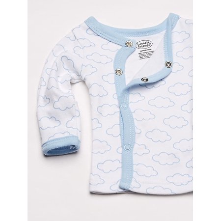 Luvable Friends Baby Boy Cotton Preemie Layette Set, Boy Cloud, Preemie, Boy Cloud, Preemie