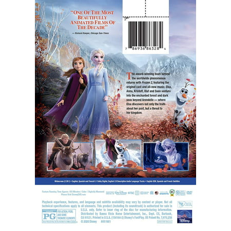Frozen II (DVD), Blu-ray