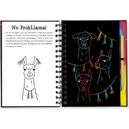 Scratch & Sketch Llamas & Frie (Hardcover)