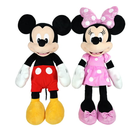 Disney Junior Mickey Mouse Jumbo 25-inch Plush Minnie Mouse, Kids Toys for Ages 2 up