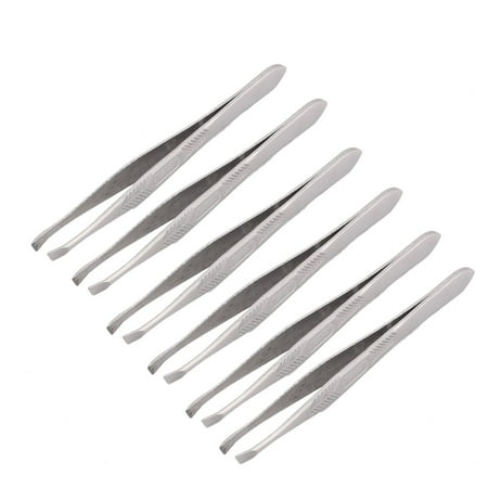 Ladies Make Up Eyebrow Tweezers Beauty Cosmetic Manicure Tool Clamp Clip 6pcs