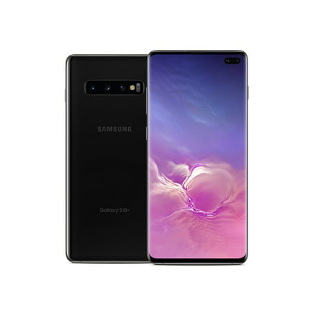 SAMSUNG Galaxy S10+ Plus 128GB G975F Prism Black GSM Unlocked (AT&T / T-Mobile) Smartphone B Grade Used