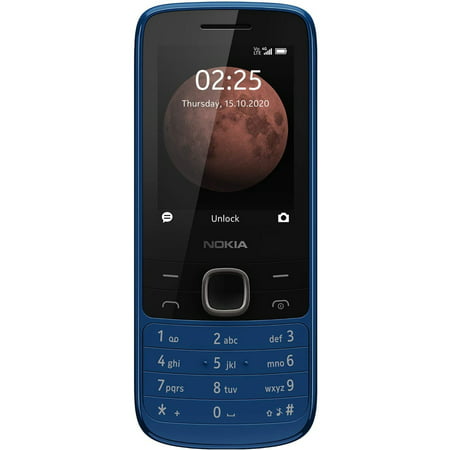 Nokia 225 4G TA-1282 GSM Unlocked Phone - Classic Blue, Blue