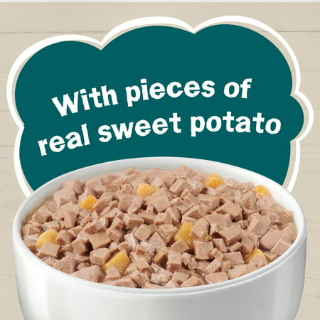 Friskies Tuna & Sweet Potato Flavor Chunks Wet Cat Food , 5.5 oz. Cans (24 Count)