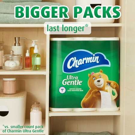 Charmin Ultra Gentle Toilet Paper, 12 Mega Rolls