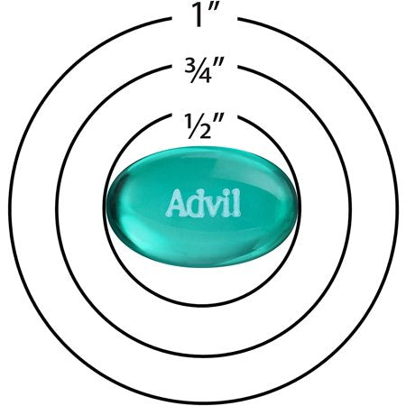 Advil Liqui-Gels Minis (240 Count) Pain Reliever/Fever Reducer Liquid Filled Capsule, 200mg Ibuprofen