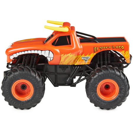 Monster Jam, Official El Toro Loco Remote Control Monster Truck, 1:24 Scale, 2.4 GHz, for Ages 4 and up