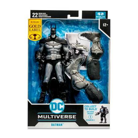 McFarlane Toys DC Multiverse Arkham City Batman Black and White Gold Label - 7 in Collectible Figure Walmart Exclusive