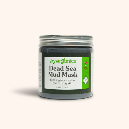 Sky Organics Dead Sea Mud Mask for Face to Detoxify and Cleanse, 8.8 fl oz