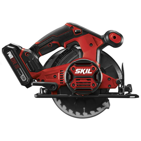 SKIL PWR CORE 20? 20V 6-1/2-Inch Cordless Circular Saw, 2.0Ah Lithium Battery & Charger, CR540602