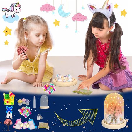 Unicorn Craft Kit for Kids, Arts and Crafts Nightlight, Birthday Christmas Gifts for Girls, Toys for Girls 5 6 7 8 9 10 11 12 Years