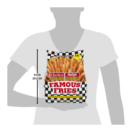 Checkers Rally's Famous Seasoned Fries, 28 oz (Frozen)