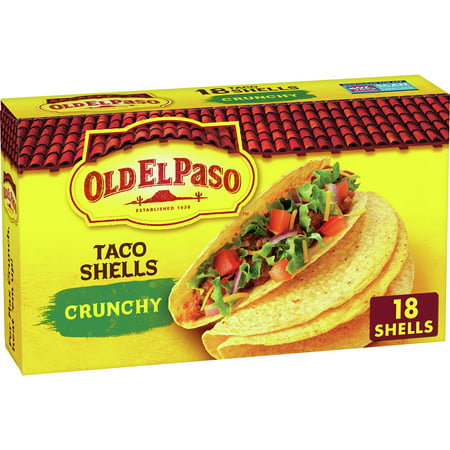 Old El Paso Crunchy Taco Shells, Gluten-Free, 18 ct., 6.89 oz.