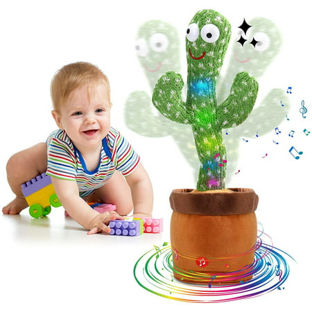 Dancing and Singing Toys, Soft Plush Talking Toy with Lighting for Kids Toddler, Toys for 1 2 3 4 5 6 Year Old