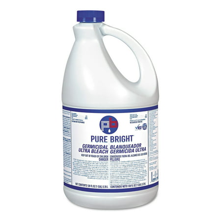 Pure Bright Liquid Bleach, 1 Gallon Bottle