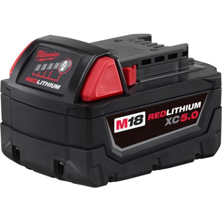 Milwaukee-48-11-1850 M18 REDLITHIUM XC 5.0Ah Extended Capacity Battery Pack