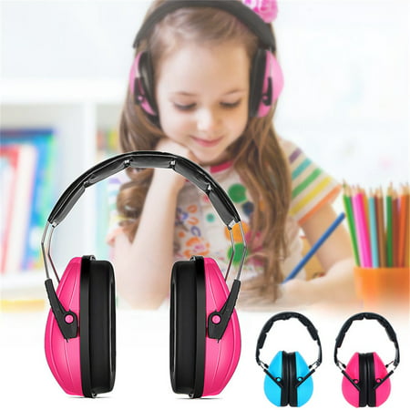 Baby Headphones Safety Ear Muffs Noise Reduction for Newborn Infant Autism Kids Toddlers Sound Cancelling Headphones for Sleeping Studying Airplane Concerts Movie Theater FireworksPink,