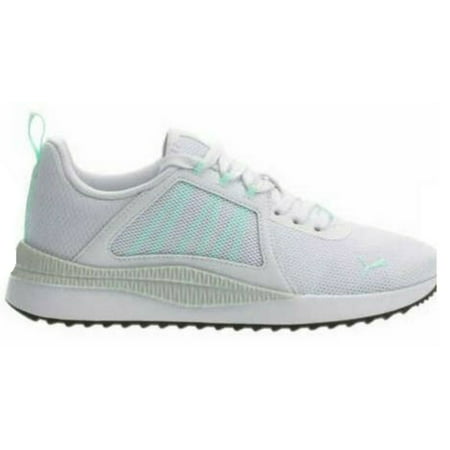 Puma Womens Pacer Net Cage Lifestyle Sneakers Running Shoes White 9 Medium (B,M)