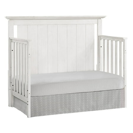 Oxford Baby Langston 4-in-1 Convertible Crib, Weathered WhiteWeathered White,