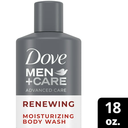 Dove Men+Care Advanced Care Liquid Body Wash Cleanser for Dry Aging Skin, 18 oz