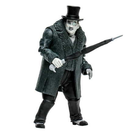 McFarlane Toys DC Multiverse Arkham City The Penguin Black and White Gold Label - 7 in Collectible Figure Walmart Exclusive