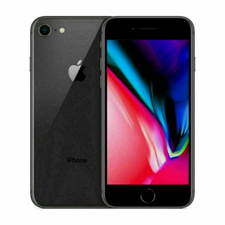 Restored Apple iPhone 8 64GB 128GB 256GB All Colors - Factory Unlocked Cell Phone (Refurbished), Space Grey