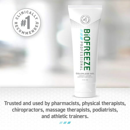 Cold Therapy Pain Relief Biofreeze PharmacopeiaMenthol Arnica Extract and Aloe Gel 4 oz