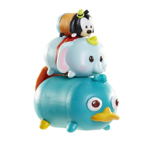 Disney Tsum Tsum Perry, Dumbo & Goofy Mini Figures, 3 pack