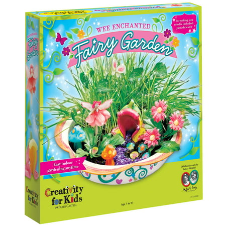Creativity for Kids Wee Enchanted Fairy Garden - Child Craft Kit for Boys and Girls