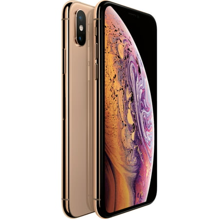 Restored Apple iPhone XS 256GB Gold Fully Unlocked Smartphone (Refurbished), Gold