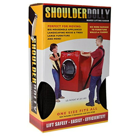 Shoulder Dolly Moving Straps - Lifting Straps - Move, Lift, And Secure Furniture, Appliances, Heavy, Bulky Objects Safely, Efficiently, More Easily Like the Pros - Essential Moving Supplies