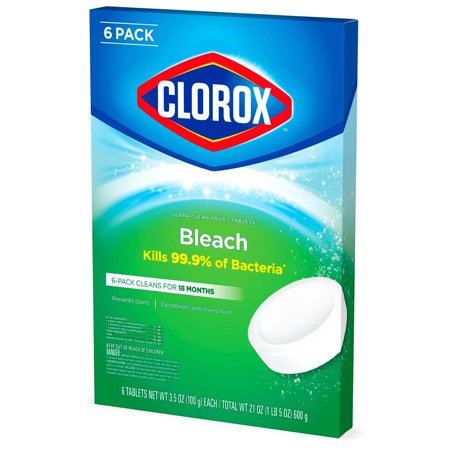 Clorox Automatic Toilet Bowl Cleaner Tablets with Bleach (6 ct.)
