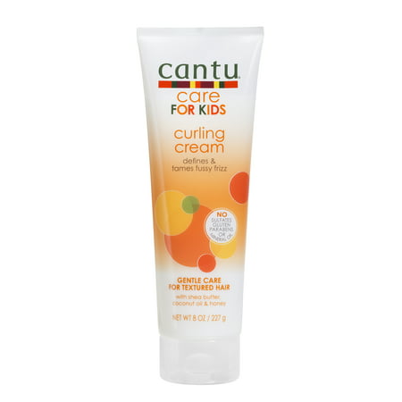 Cantu Care for Kids Curling Cream with Shea Butter, Coconut Oil, and Honey, 8 oz.