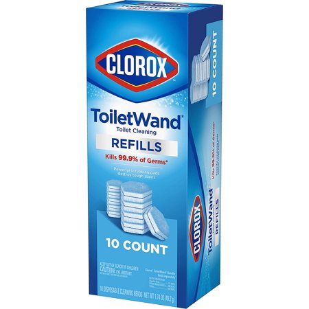 Clorox ToiletWand Disinfecting Refills, Disposable Wand Heads