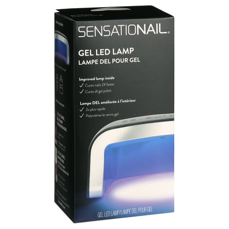 SensatioNail LED Gel Nail Polish Lamp (Black), 15 & 30 Second Timers