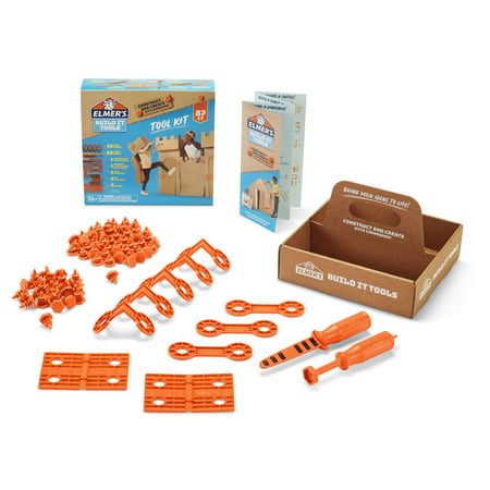 Elmer's Build It Cardboard Tools Craft Kit (87 Count)