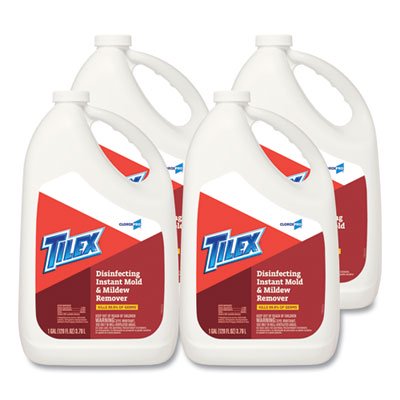 1Pc Tilex Disinfects Instant Mildew Remover, 128 oz Refill Bottle, 4/Carton (35605)G7