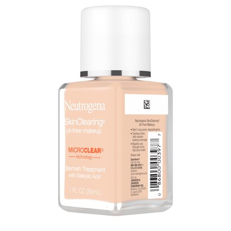 Neutrogena SkinClearing Foundation for Acne, Nude, 1 fl. ozNude,