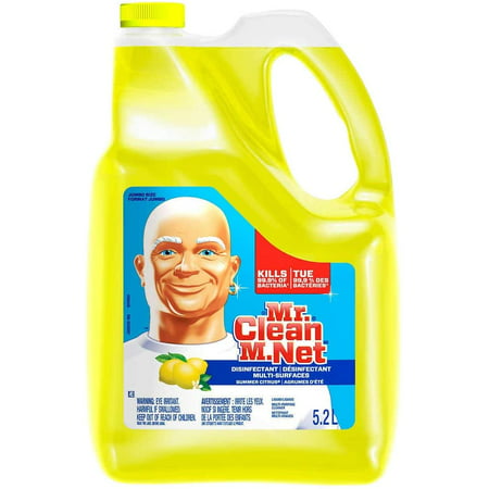 Mr. Clean Multi-Surfaces Summer Antibacterial Liquid All-Purpose Cleaner, Citrus Scent, 176 Ounce