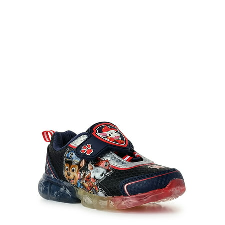 Paw Patrol Toddler Boys Athletic Sneakers, Sizes 7-12Black,