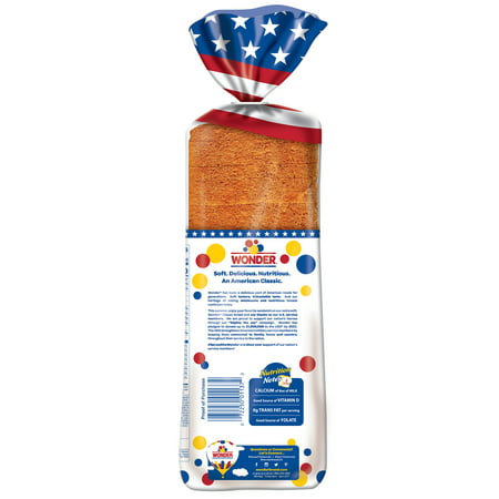 Wonder Bread Classic White Sandwich Bread, Sliced White Bread, 20 oz