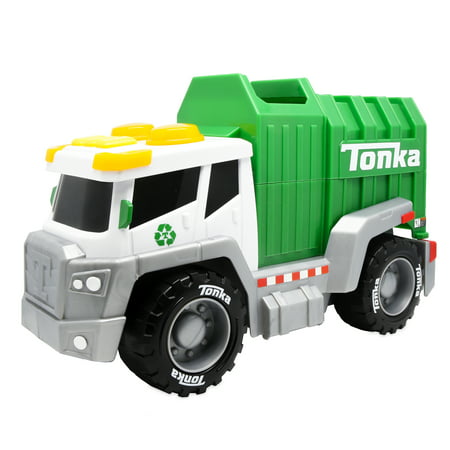 Tonka - Mega Machines - Mighty Mixers Lights and Sounds - Mighty Mixer Garbage Truck with SLIME!