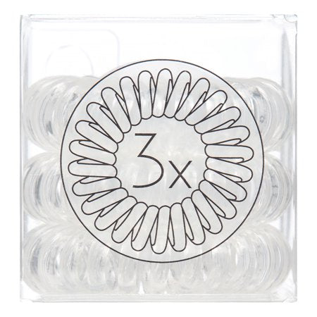 Invisibobble The Traceless Hair Ring Original, Crystal Clear, 3pkClear,