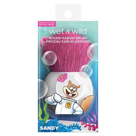 wet n wild Sandy Cheeks Round Kabuki Brush, Round