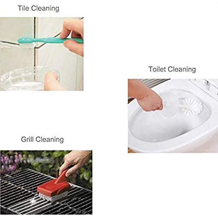 Pumice Cleaning Stone with Handle Toilet Bowl Cleaner Hard Water Ring Remover for Bath/Pool/Kitchen/Household Cleaning 4 Pack, 2