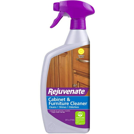 Rejuvenate Cabinet and Furniture pH Neutral Streak and Residue Free Cleaner Cleans Restores Protects