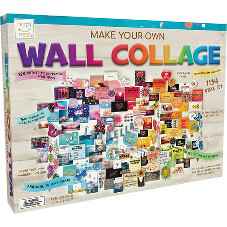 DIY Wall Collage Picture Arts and Crafts Kit for Teen Girls Gifts Ages 10 11 12 13 14 Years Old and Up Bedroom Dorm Room Aesthetic D?cor, None