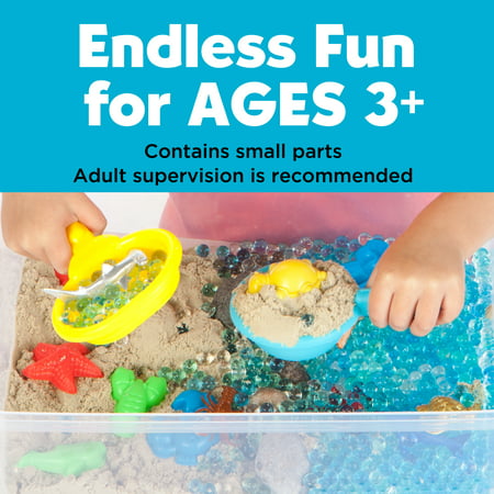 Creativity for Kids Sensory Bin Ocean and Sand- Child & Toddler Sensory Activity, Art & Craft Kits, Boys & Girls