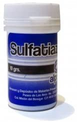 Polvo De Sulfatiazol Powder to Aid Minor Cuts 10g Ea.Bottle